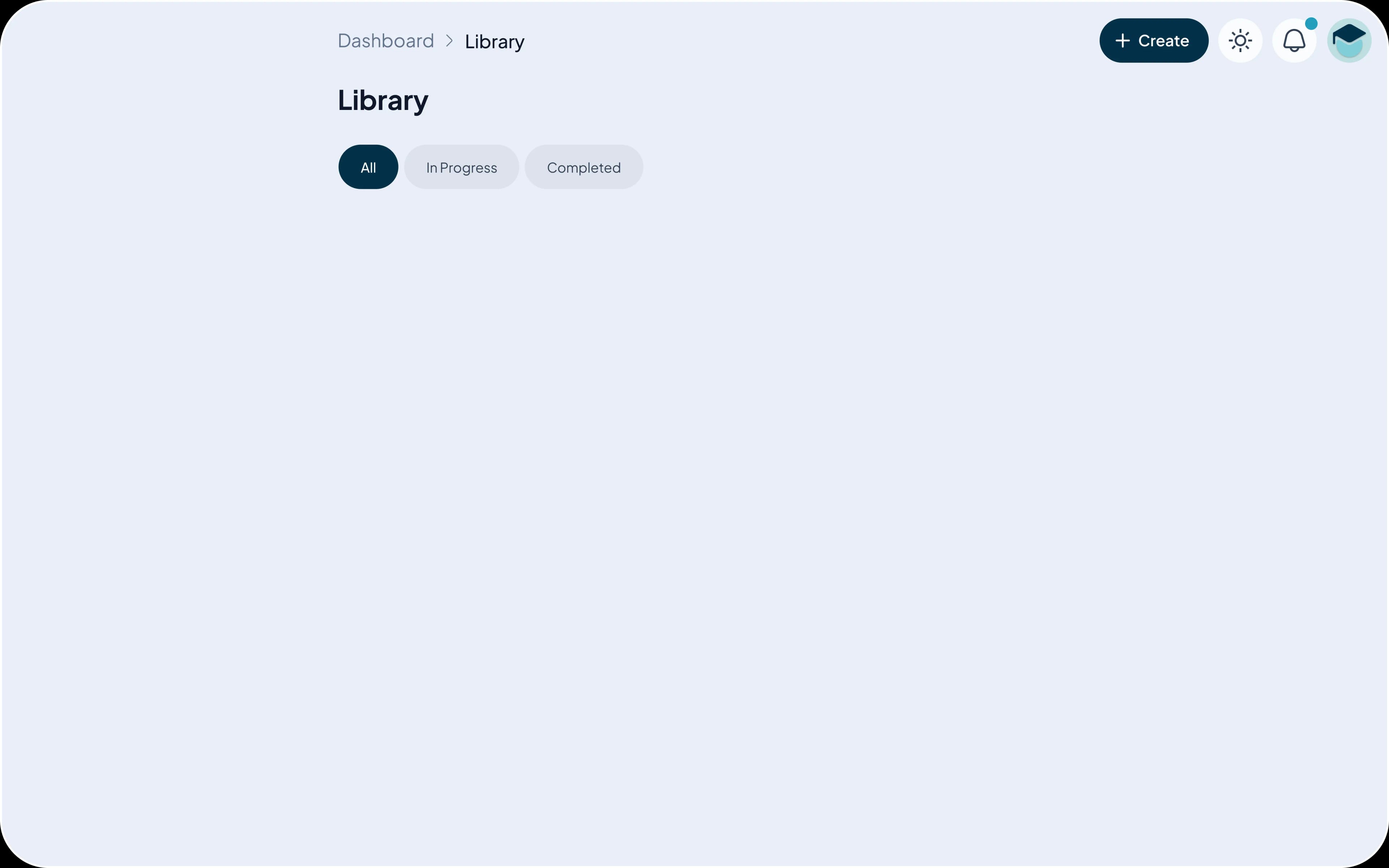 Aicademy dashboard shell